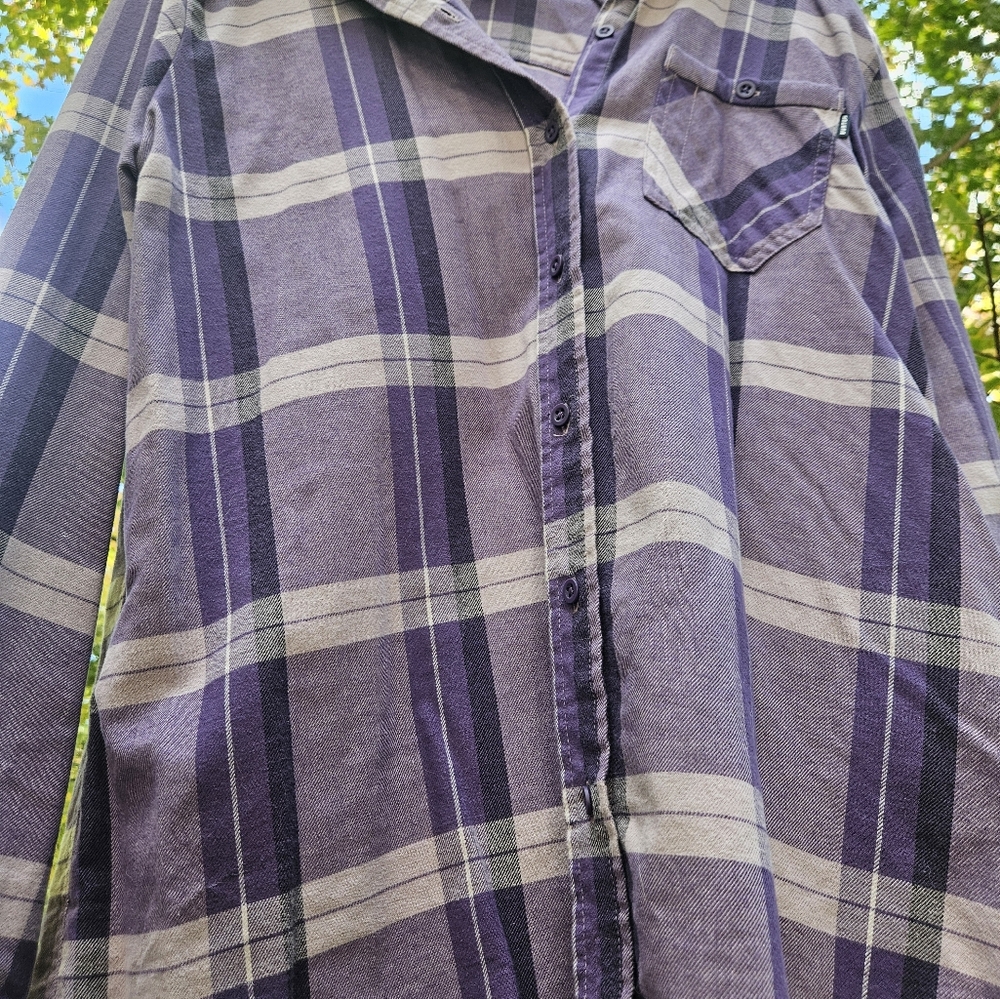 Burton Plaid Button Up Flannel - image 1